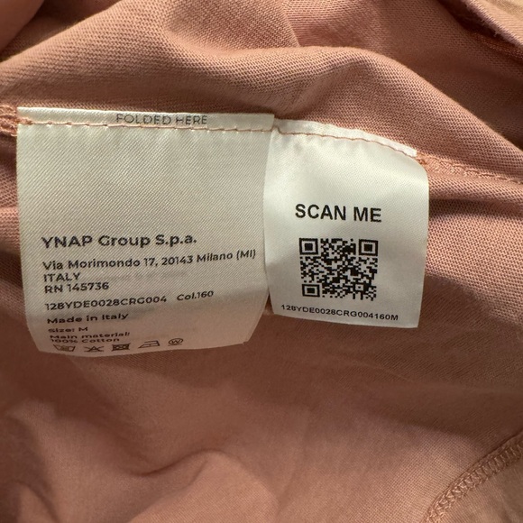 8 by Yoox pink flutter sleeve top - Picture 8 of 8